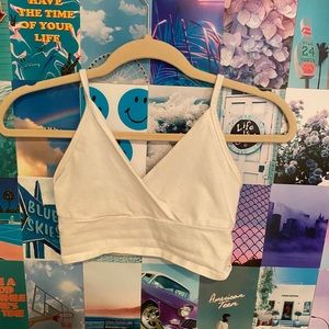 Brandy Melville White Amara Tank Top